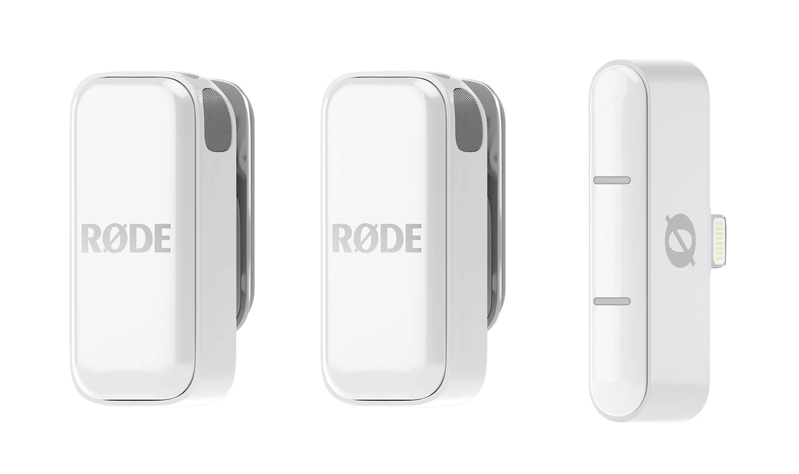 Set Microfoane Rode Wireless Micro Ultra Compact, For Lightning, Alb  — 2
