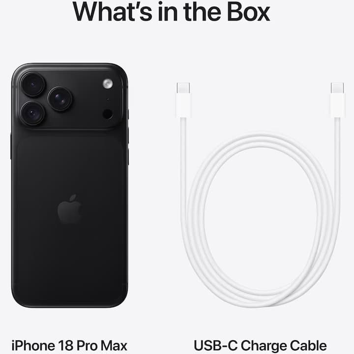 Telefon mobil Apple iPhone 18 Pro Max, 512GB, 5G, Black — 3