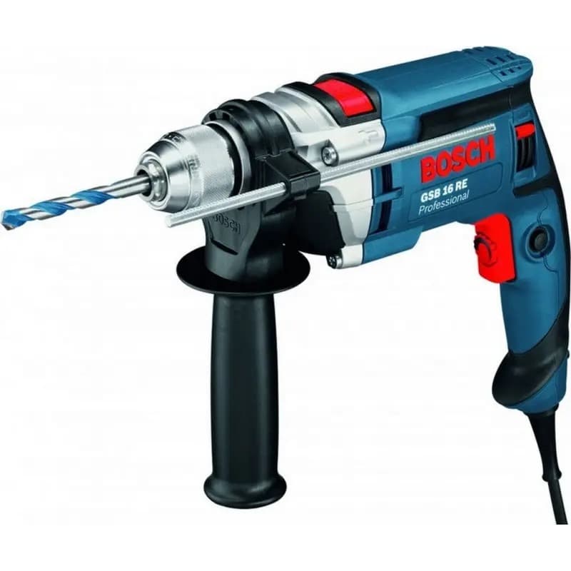 BOSCH GSB 16 RE Mașină de găurit cu percuție 750 W + Valiză