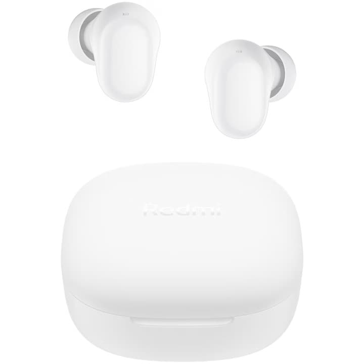 Casti In-Ear Redmi Buds 6 Play, True Wireless, Bluetooth, AI ENC, Touch control, IPX4, White — 1