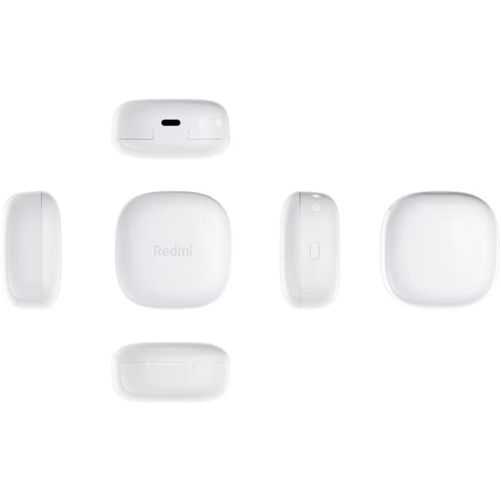 Casti In-Ear Redmi Buds 6 Play, True Wireless, Bluetooth, AI ENC, Touch control, IPX4, White — 7