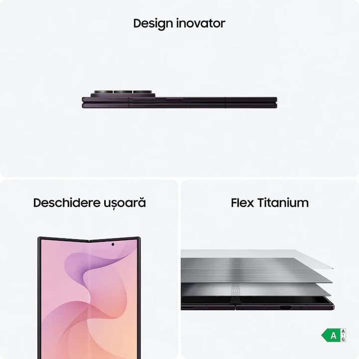 Telefon mobil Samsung Galaxy Z Fold8 Ultra, 12GB RAM, 256GB, 5G, Graphite — 5