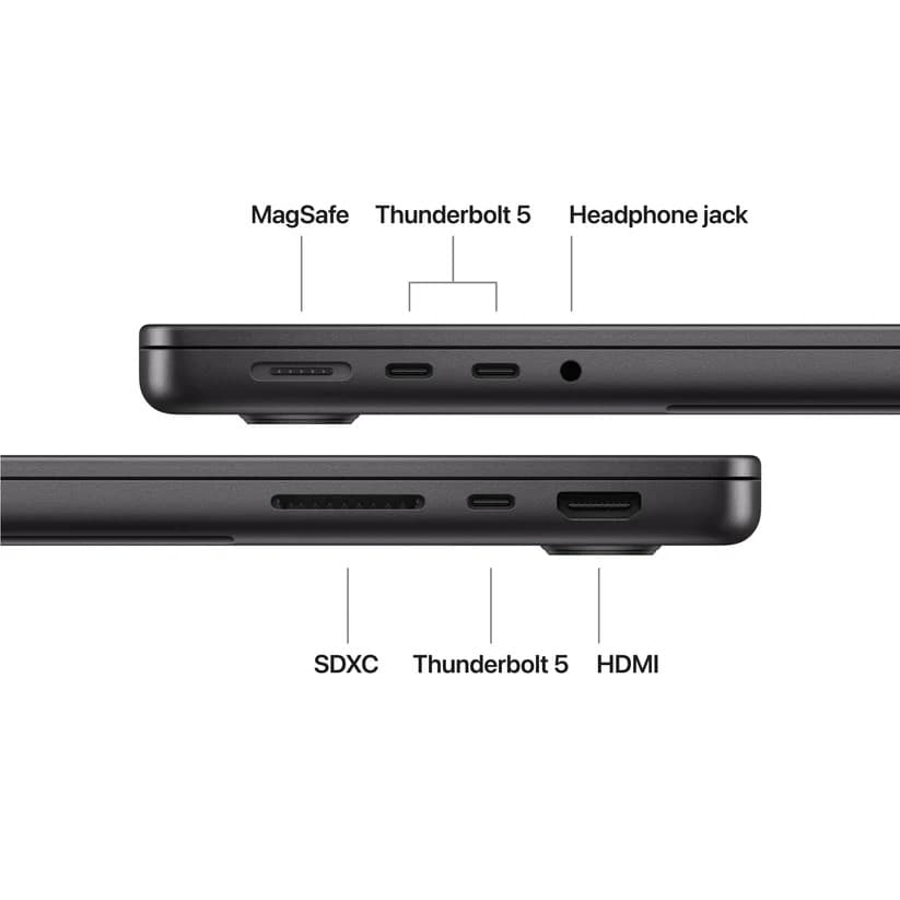 MacBook Pro 14 inch, M5 Pro, 24 GB + 1 TB , Layout tastatura norvegiana — 5