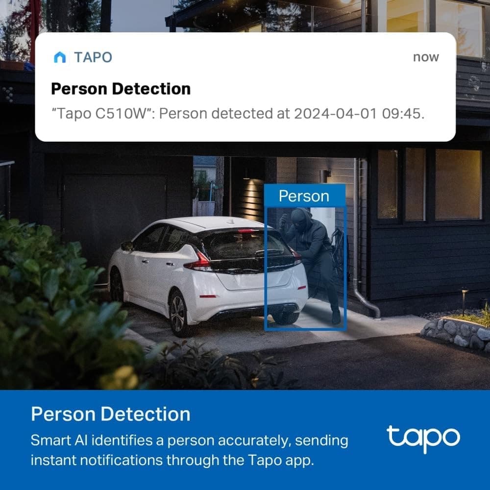 Camera Exterior Tapo C510W (2-Pack) 360° WiFi — 6