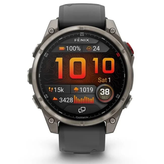 Garmin fenix 8 Pro AMOLED Sapphire 47mm, GPS, Argintiu Titanium — 1