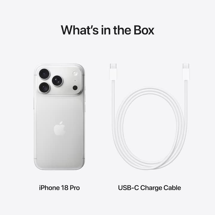 Telefon mobil Apple iPhone 18 Pro, 512GB, 5G, Silver — 6