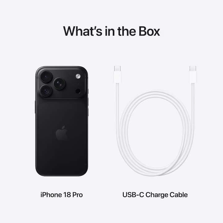Telefon mobil Apple iPhone 18 Pro, 512GB, 5G, Black — 3