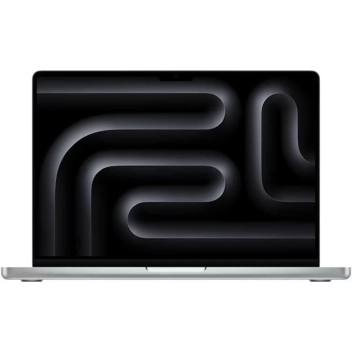 Laptop Apple MacBook Pro 14" cu procesor Apple M5, 10 nuclee CPU, 10 nuclee GPU, 16 nuclee Neural Engine, 32GB RAM, 1TB SSD, Silver, Tastatura Layout Germania — 1