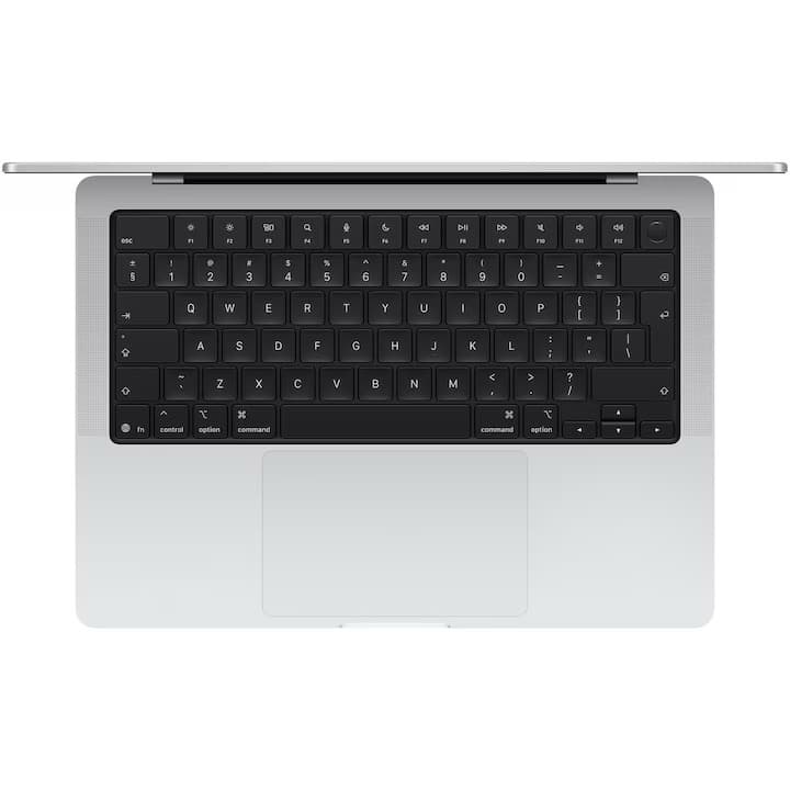 Laptop Apple MacBook Pro 14" cu procesor Apple M5, 10 nuclee CPU, 10 nuclee GPU, 16 nuclee Neural Engine, 32GB RAM, 1TB SSD, Silver, Tastatura Layout Germania — 2