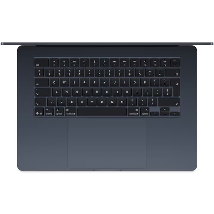 Laptop Apple MacBook Air 15'' cu procesor Apple M5, 10 nuclee CPU, 10 nuclee GPU, 24GB RAM, 1TB SSD, Midnight, Tastatura Layout Germania — 2