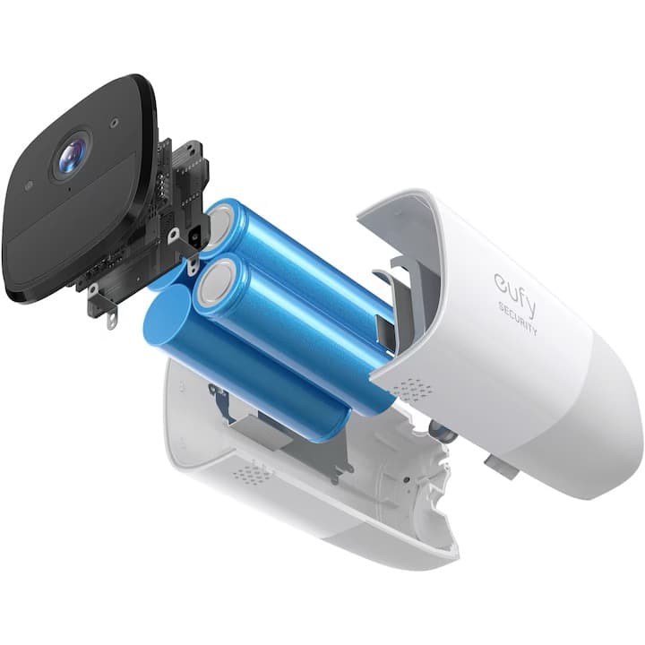 Sistem de supraveghere video eufyCam 2 Pro Security wireless, Rezolutie 2K, 4MP, IP67, Nightvision, 2 camere video — 4