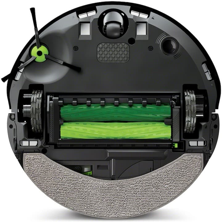 Robot de aspirare cu mop iRobot Roomba Combo 10 Max X085840, statie auto umplere lichid curatare si golire automata, mop extensibil si retractabil, camera frontala — 5