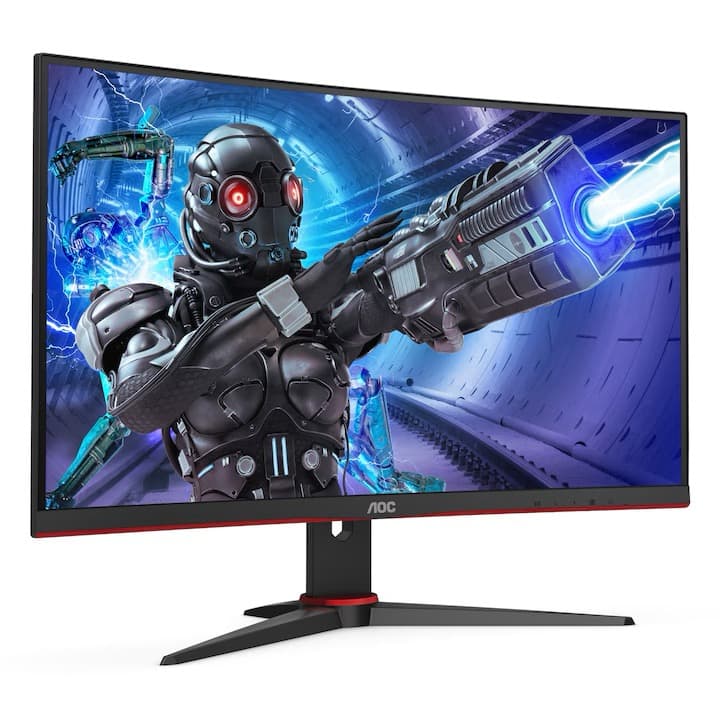 Monitor LCD AOC C27G2ZE/BK  Black&Red — 2
