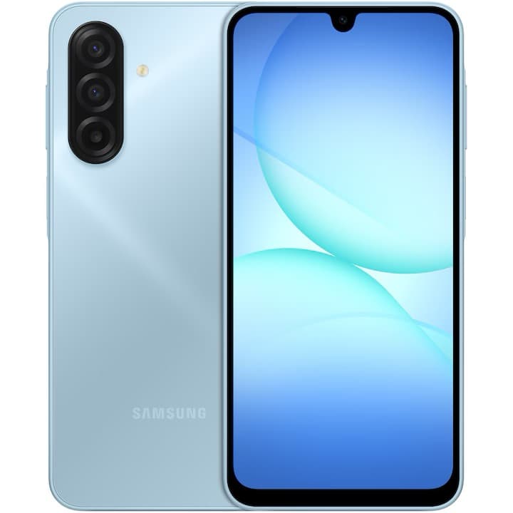Telefon mobil Samsung Galaxy A17, Dual SIM, 4GB RAM, 128GB, 4G, Light Blue