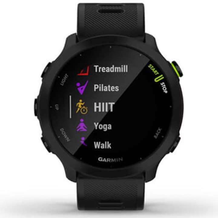 Smartwatch Garmin Forerunner 55, 42mm, GPS, Android/iOS, Black — 5