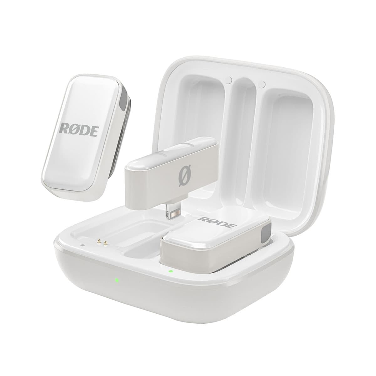 Set Microfoane Rode Wireless Micro Ultra Compact, For Lightning, Alb 