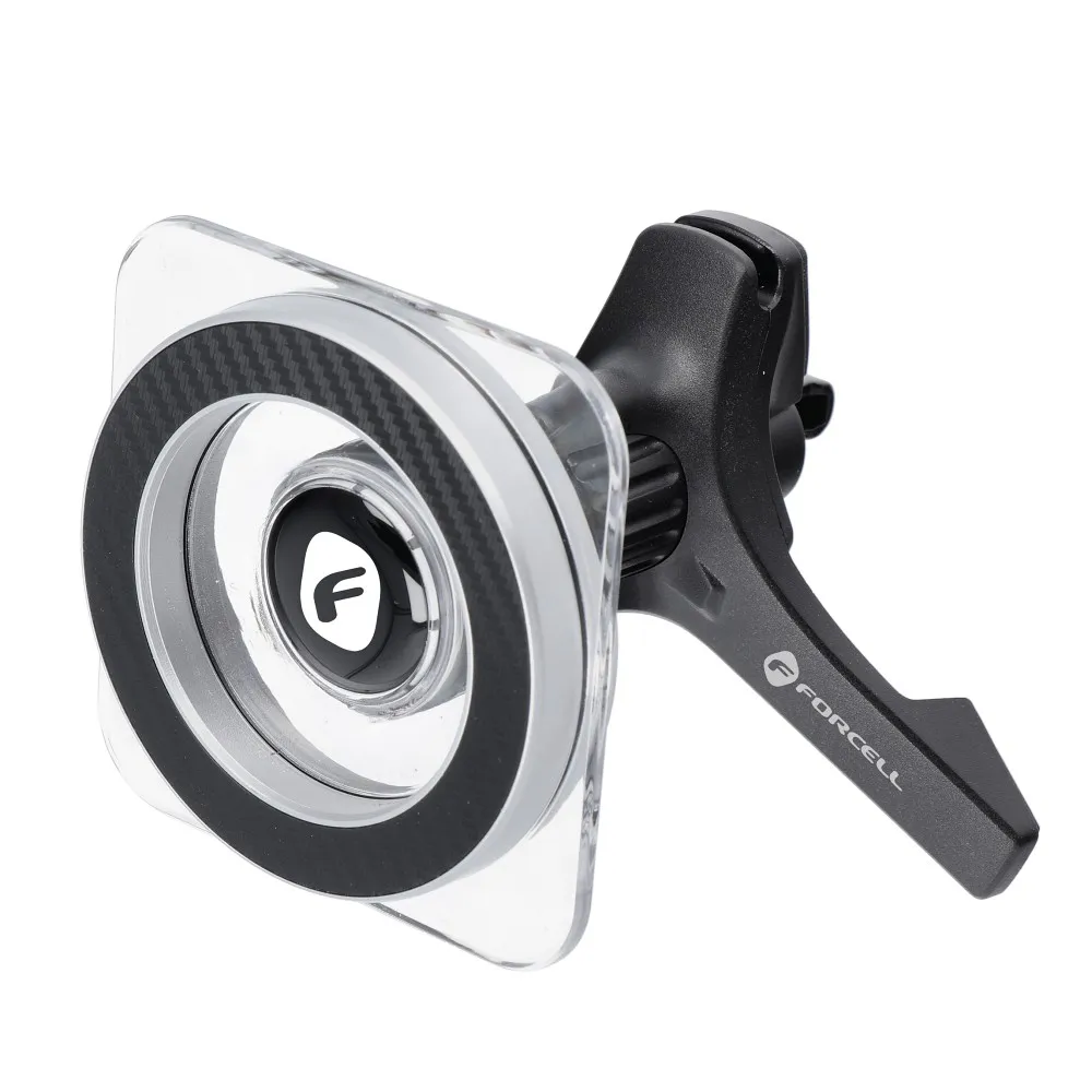 Suport auto magnetic FORCELL F-GRIP Mag Pro pentru orificiul de ventilație compatibil cu MagSafe negru — 2