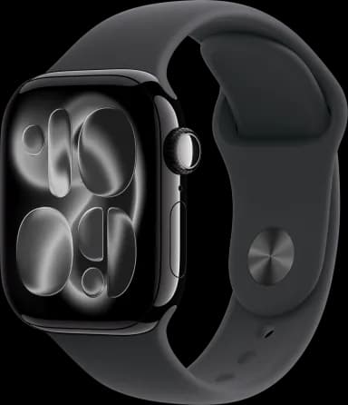 Apple Watch Seria 11 GPS - 42mm Jet Black Aluminium - Sport Band (S/M)